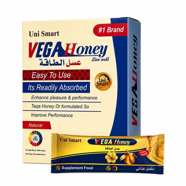 عسل الطاقة فيجا هوني للرجال 10 ساشيت - Vega Honey 10 Sachets