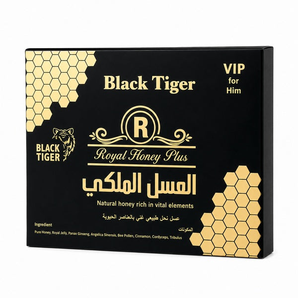 العسل الملكي للرجال بلاك تايجر 12كيس black tiger royal honey